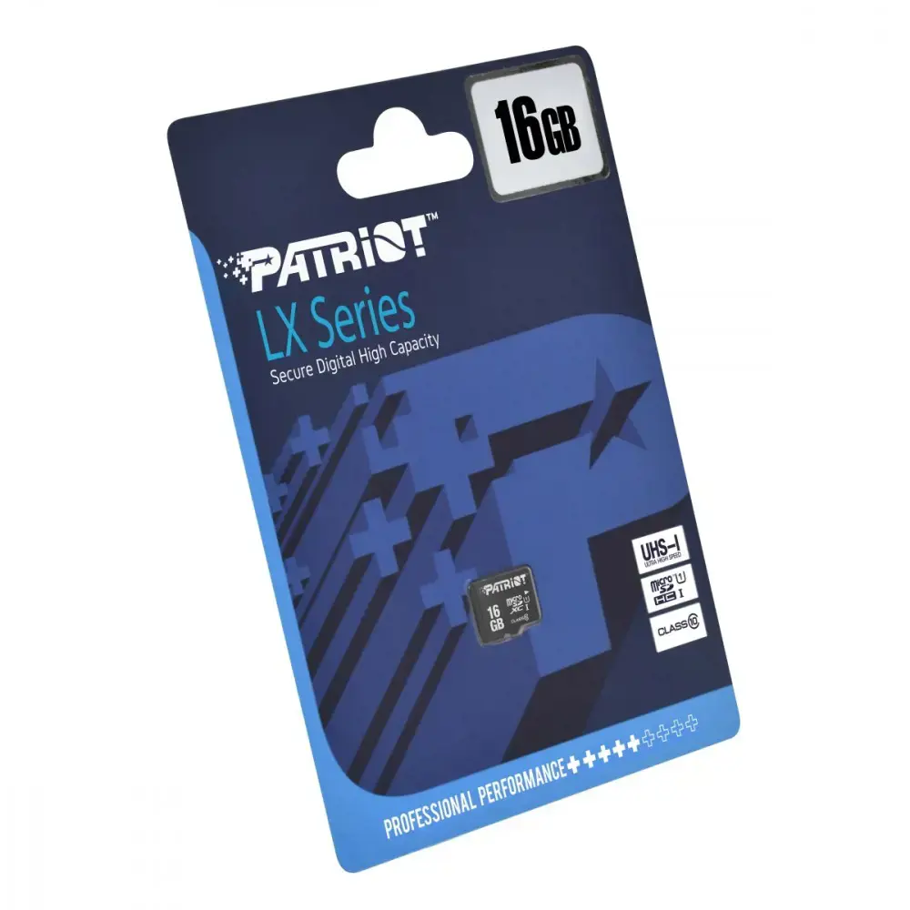"Patriot" 16 GB LX serijos UHS-I microSDHC
