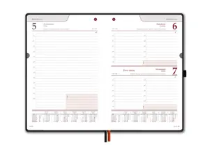 Kalendorius FASHION SPECIAL EDITION, 2026, PU, A5, rudos sp. LT