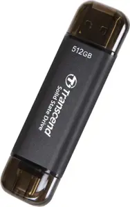 TRANSCEND ESD310C 512 GB išorinis SSD diskas USB 10 Gb/s C/A tipo