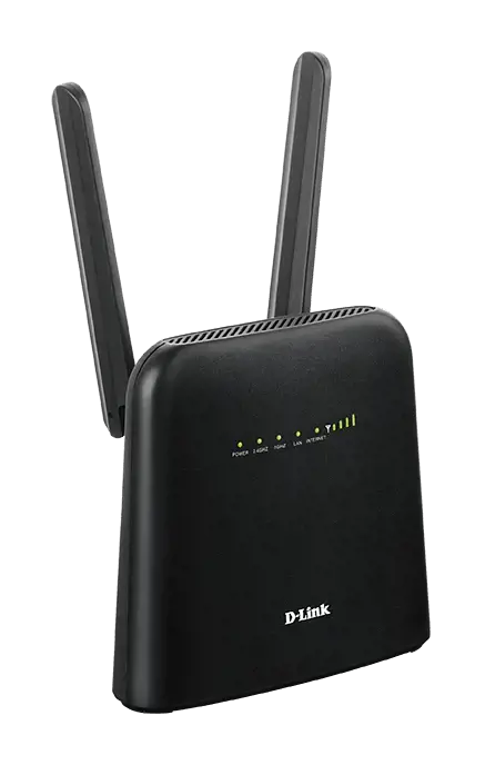 D-Link DWR-960 LTE Cat7 Wi-Fi AC1200 maršrutizatorius, "Wi-Fi 5" (802.11ac), dviejų dažnių (2,4 GHz / 5 GHz), Ethernet LAN, 3G, juodas, nešiojamasis maršrutizatorius