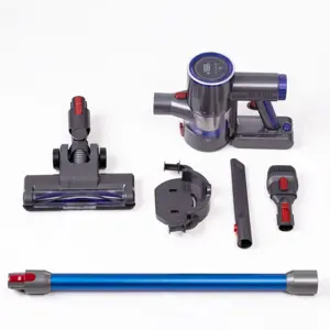 Cordless upright vacuum cleaner Adler AD 7061 allergy-friendly Black, Blue