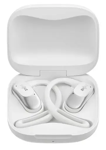 SHOKZ OpenFit Air, weiss, Wireless, Calls/Music/Sport/Everyday, 50 - 16000 Hz, Headset, White