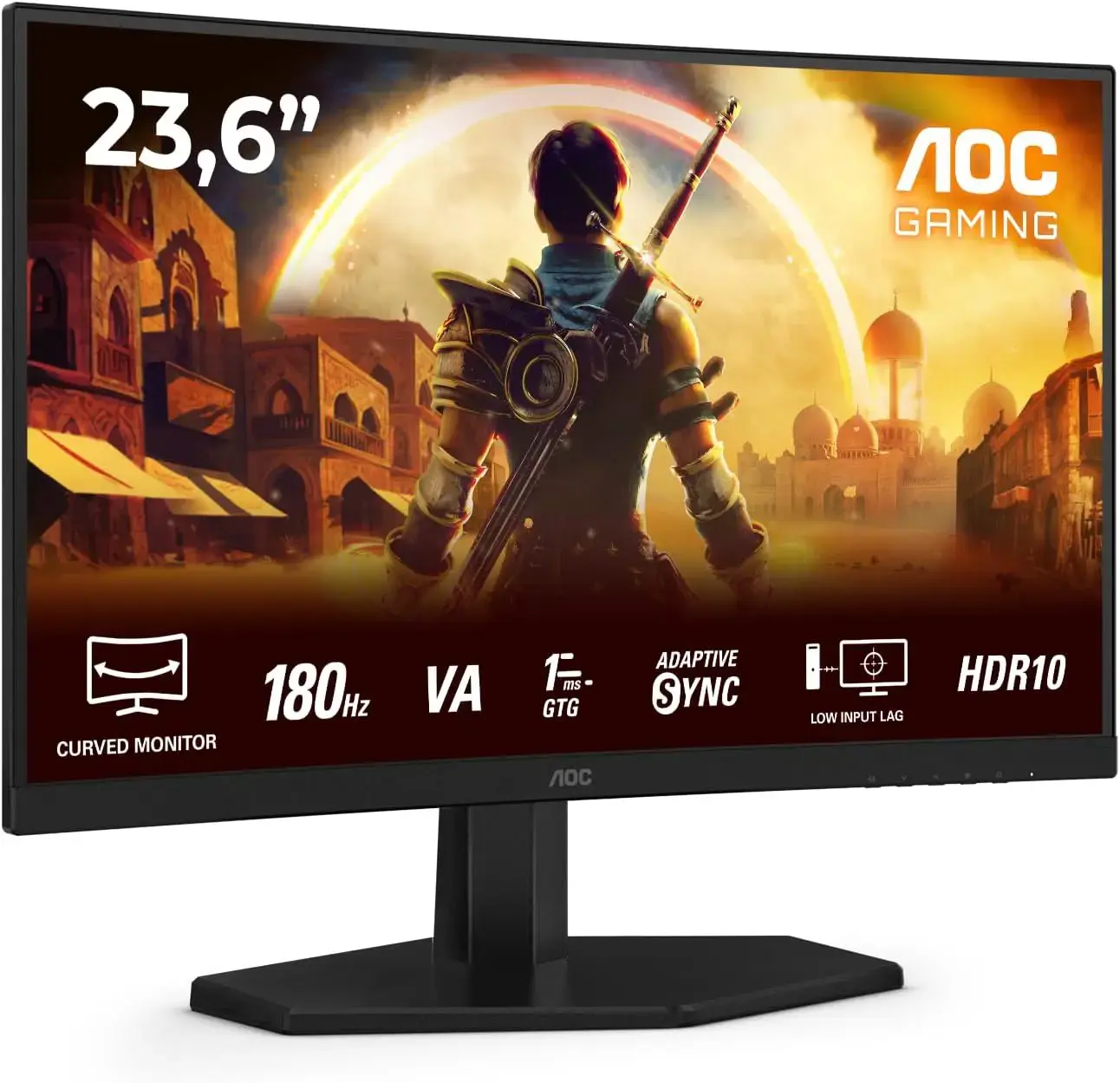 AOC G4 C24G42E computer monitor 59.9 cm (23.6") 1920 x 1080 pixels Full HD LED Black, Red