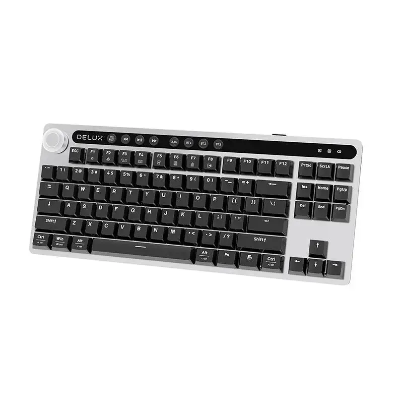Wireless mechanical keyboard Delux KS200D (Grey)