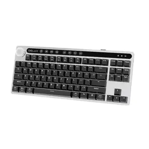 Wireless mechanical keyboard Delux KS200D (Grey)