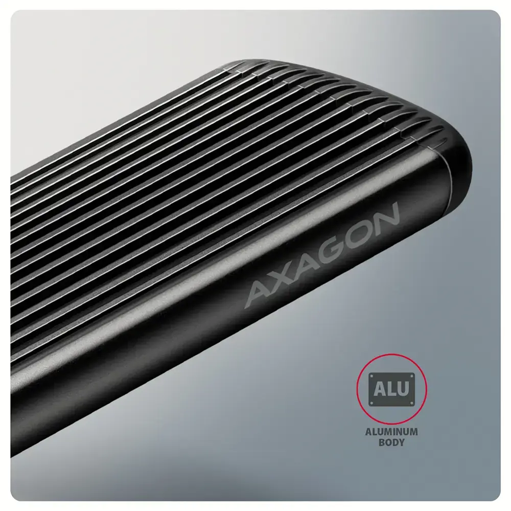 SSD ACC ENCLOSURE M.2 NVME/USB-C EEM2-SC AXAGON