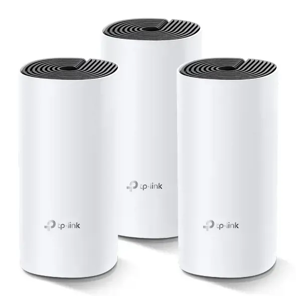 "TP-LINK AC1200 Whole-Home Mesh Wi-Fi" sistema "Qualcomm" procesorius 867Mbps 5GHz+300Mbps 2,4GHz 2 Gigabit prievadai 2 vidinės antenos