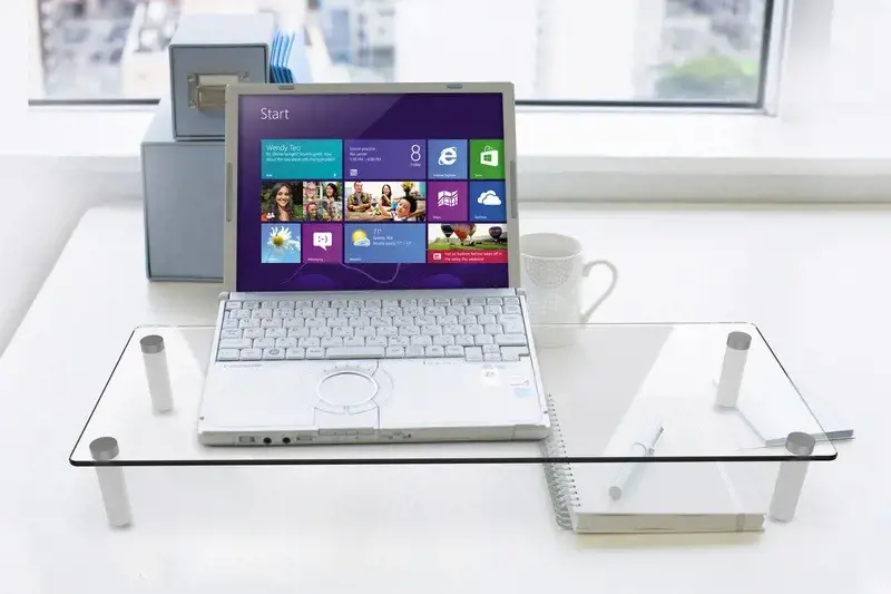 DIGITUS stiklinis monitoriaus stovas ne daugiau kaip 20 kg 56x21x8 cm