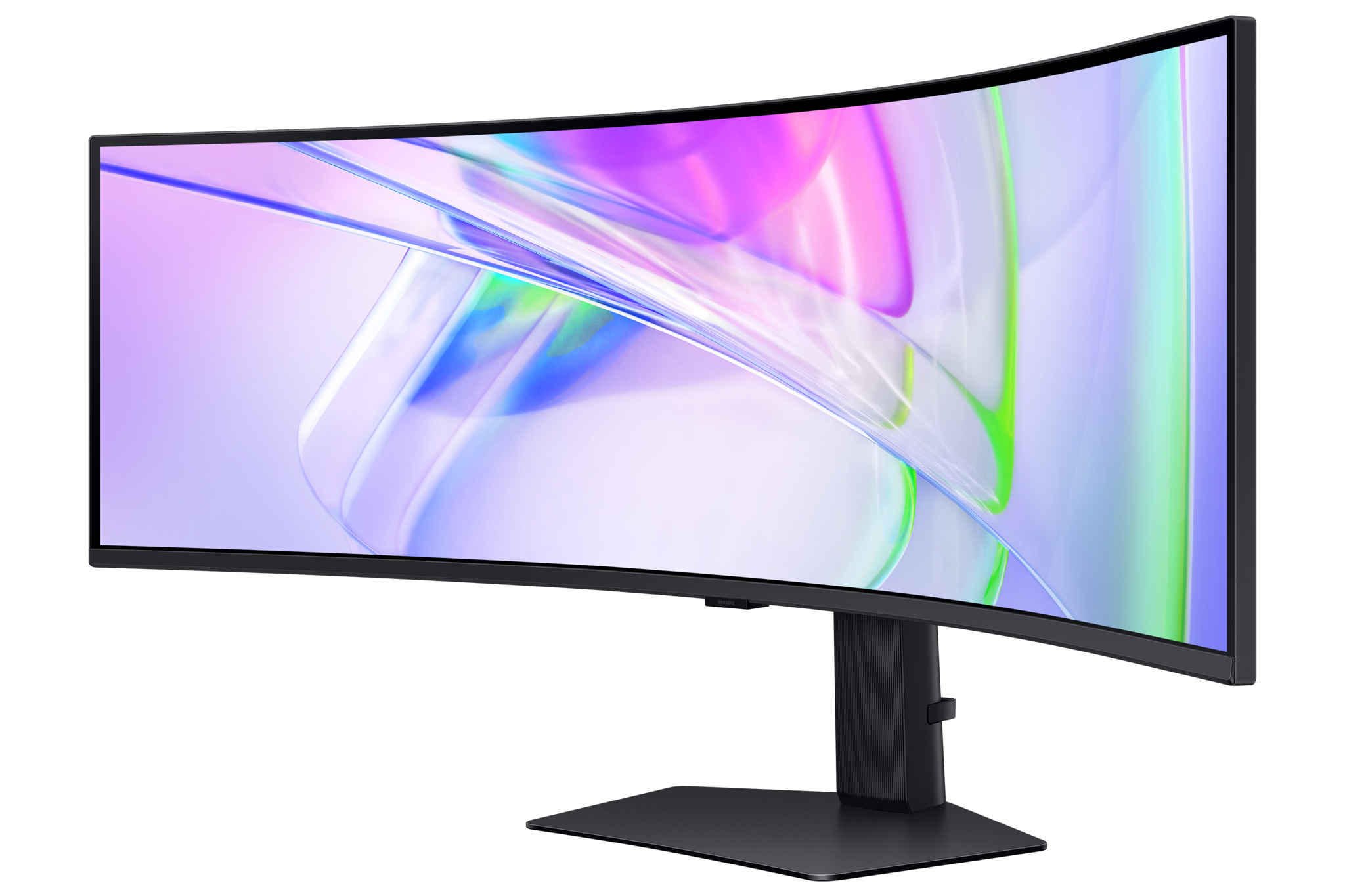 Samsung S95UC, 124.5 cm (49"), 5120 x 1440 pixels, DQHD, LCD, 5 ms, Black