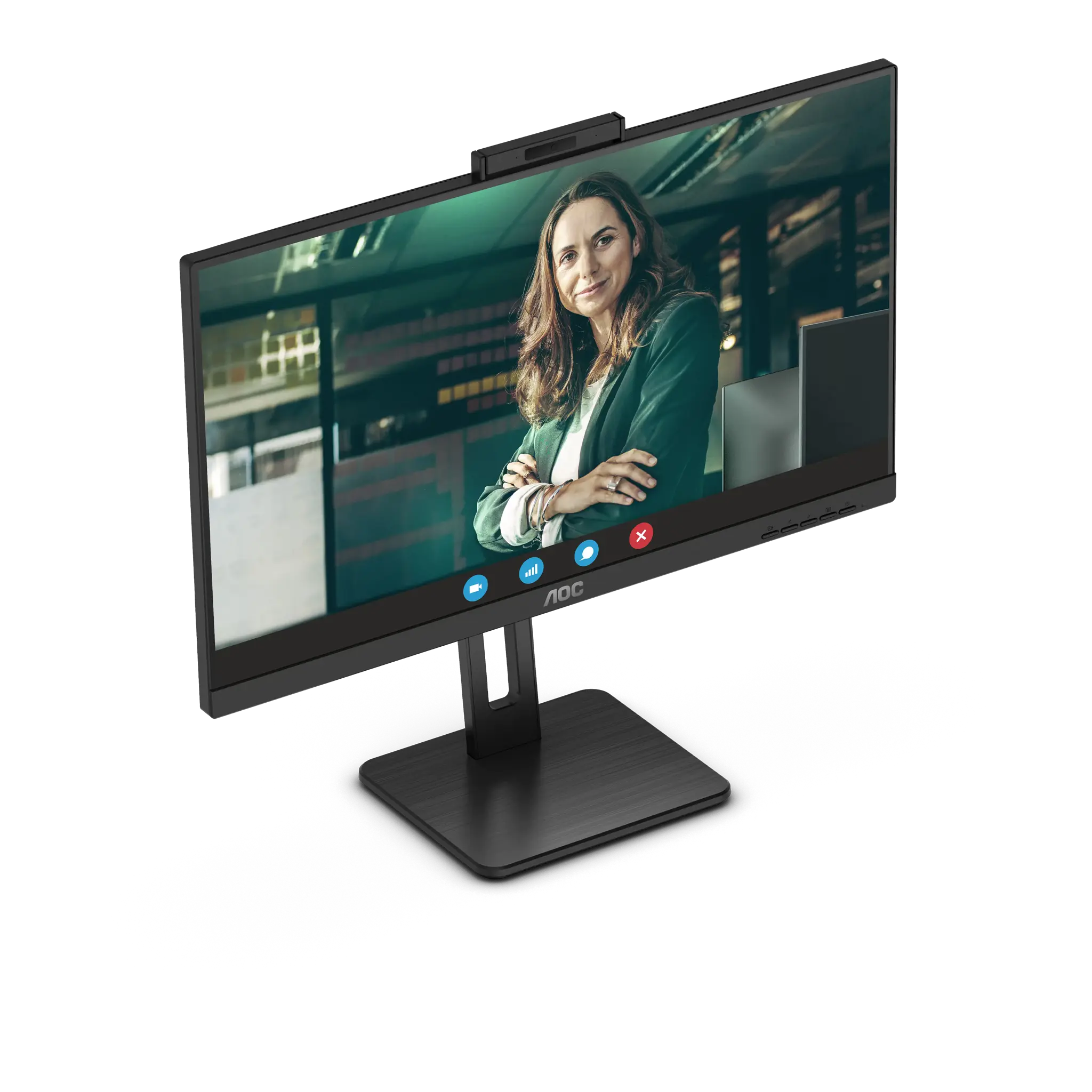 Monitorius AOC 24P3CW 23.8inch IPS TFT 1920x1080 HDMI DP USB Black