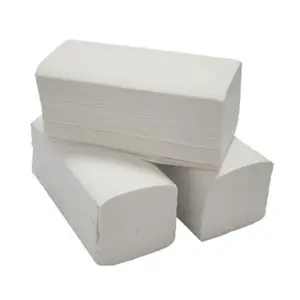 Rankų valymo servetėlės GRUINE, 2 sl., V lenkimo, 23 x 21 cm, 200 lapelių, 75% baltumo