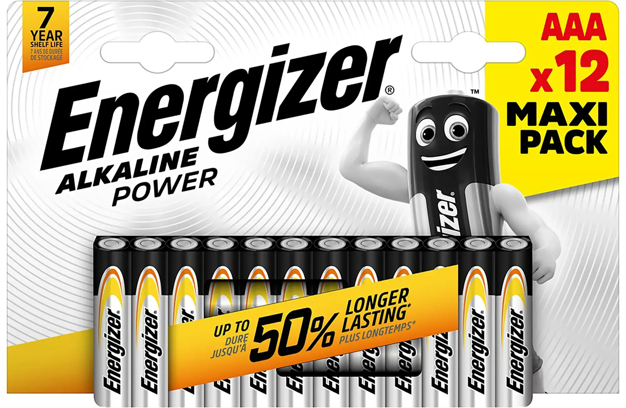 Energizer battery Alkaline Power AAA CHP12