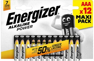 Energizer battery Alkaline Power AAA CHP12