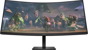 HP OMEN by HP 34c, 86,4 cm (34"), 3440 x 1440 taškų, "Wide Quad HD", LED, 1 ms, juodas