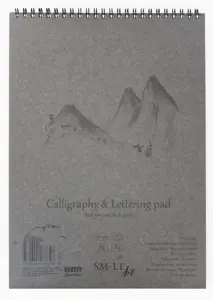 Dailyraščio ir kaligrafijos blokn. su spir. A4 50l 100gsm*