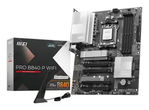 MSI PRO B840-P WIFI | Processor family AMD | Processor socket AM5 | DDR5 | Supported hard disk driv…