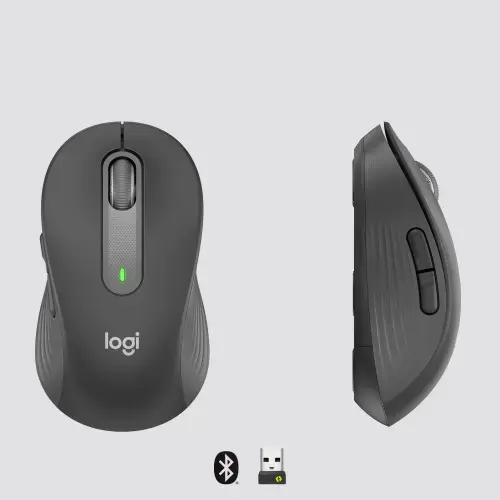 "LOGITECH Signature M650 L" belaidė pelė - GRAFITAS - EMEA