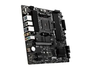 MSI B550M PRO-VDH, AMD, Socket AM4, AMD Ryzen™ 5, AMD Ryzen™ 7, 3rd Generation AMD Ryzen™ 9, DDR4-SDRAM, 128 GB, DIMM