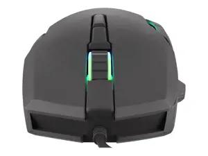 NATEC Genesis žaidimų pelė Xenon 220 optinė 6400DPI su programine įranga RGB apšviesta juoda