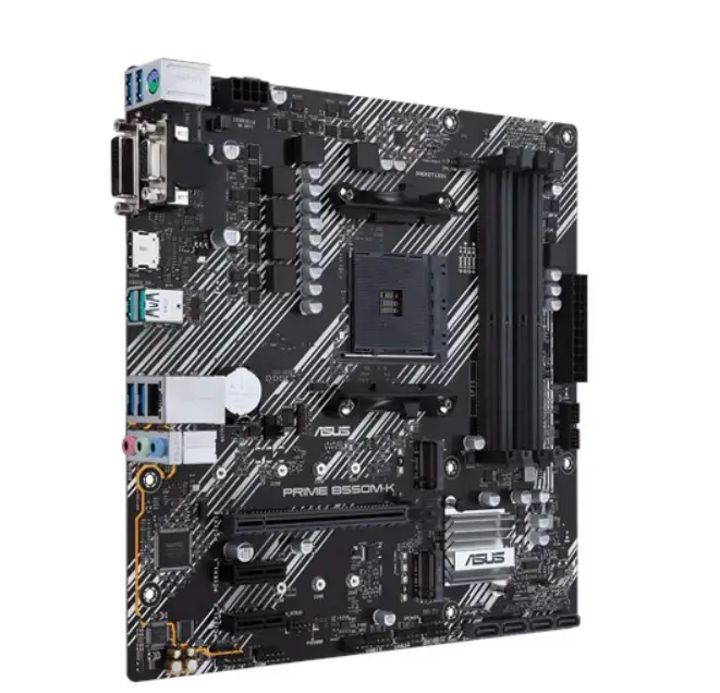 ASUS PRIME B550M-K, AMD, "Socket AM4", 3 kartos "AMD Ryzen™ 3", 3 kartos "AMD Ryzen 5", 3 kartos "AMD Ryzen™ 7", 3 kartos..., DDR4-SDRAM, 128 GB, DIMM