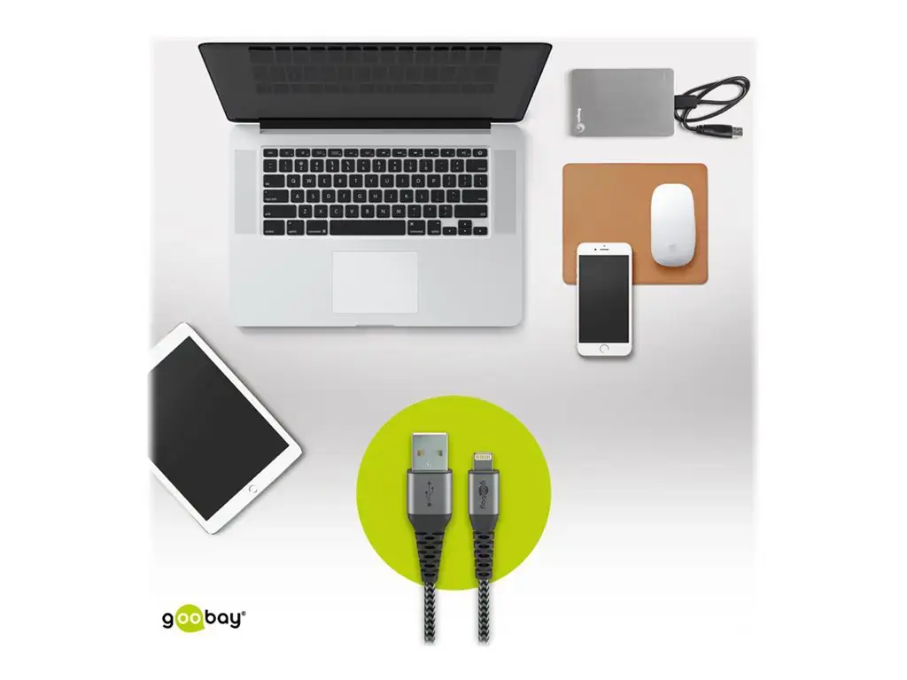 Goobay | Sync and charging cable | 49269 | Apple Lightning to USB Type A