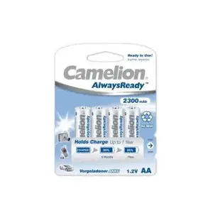 Camelion AA/HR6, 2300 mAh, "AlwaysReady" įkraunamos baterijos Ni-MH, 4 vnt.