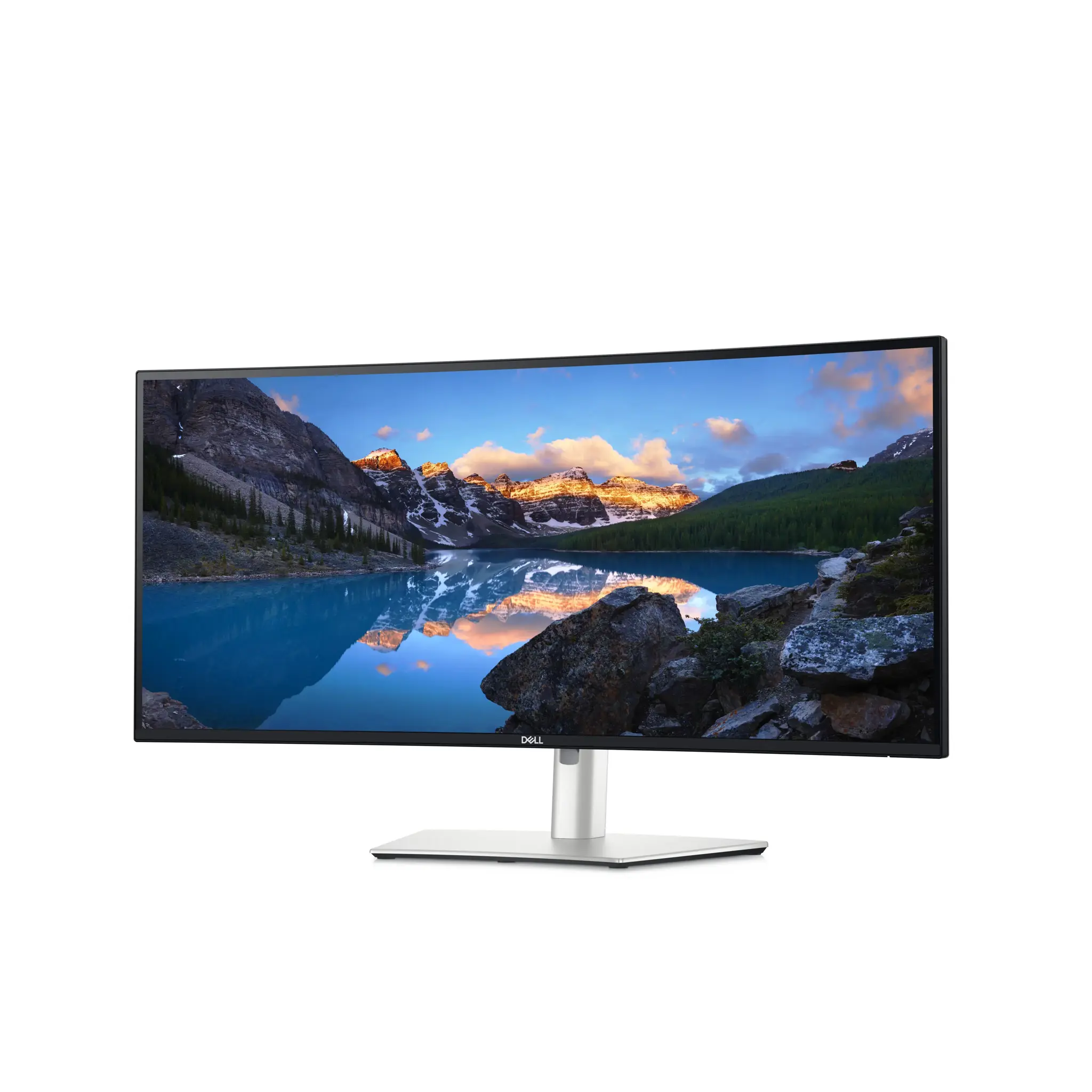 DELL UltraSharp U3425WE, 86.7 cm (34.1"), 3440 x 1440 pixels, Wide Quad HD, LCD, 8 ms, Black, Silver