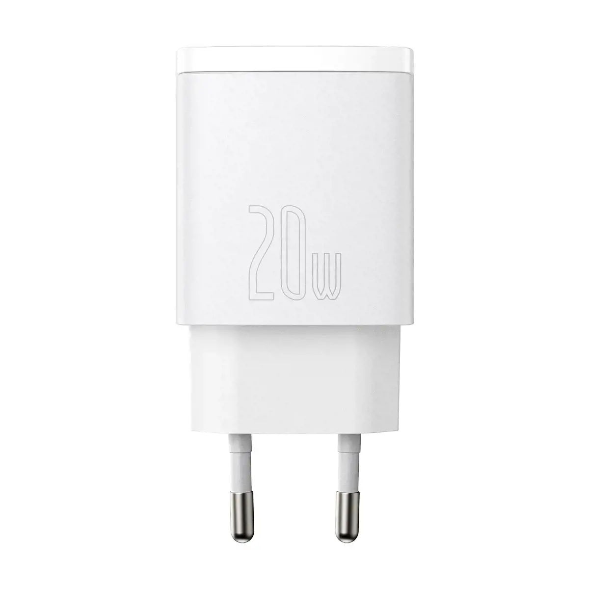 Baseus Compact quick charger USB Type C | USB 20 W 3 A Power Delivery Quick Charge 3.0 white (CCXJ-B02)