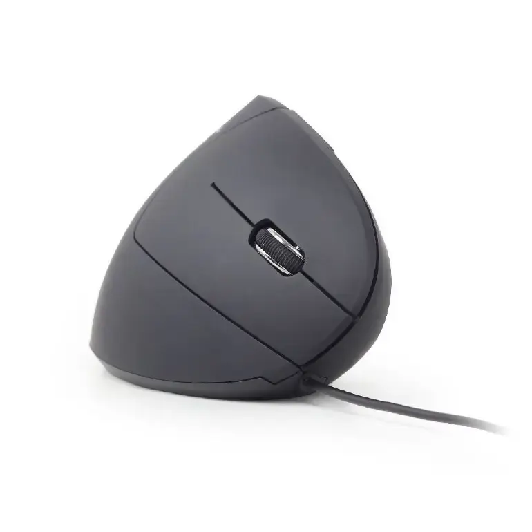 GEMBIRD MUS-ERGO-01 Gembird Ergonomiška 6 mygtukų optinė pelė MUS-ERGO-01, 3200 DPI, USB, juoda