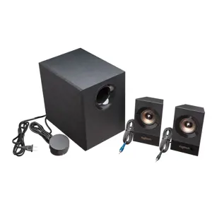 "Logitech Z533" galingas garsas, 2.1 kanalo, 60 W, universalus, juodas, 120 W, laidinis