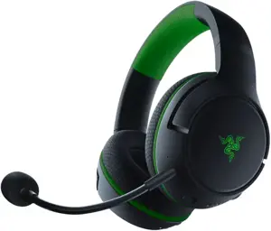 "Razer" juodos spalvos, belaidės, žaidimų ausinės, "Kaira Pro", skirtos "Xbox