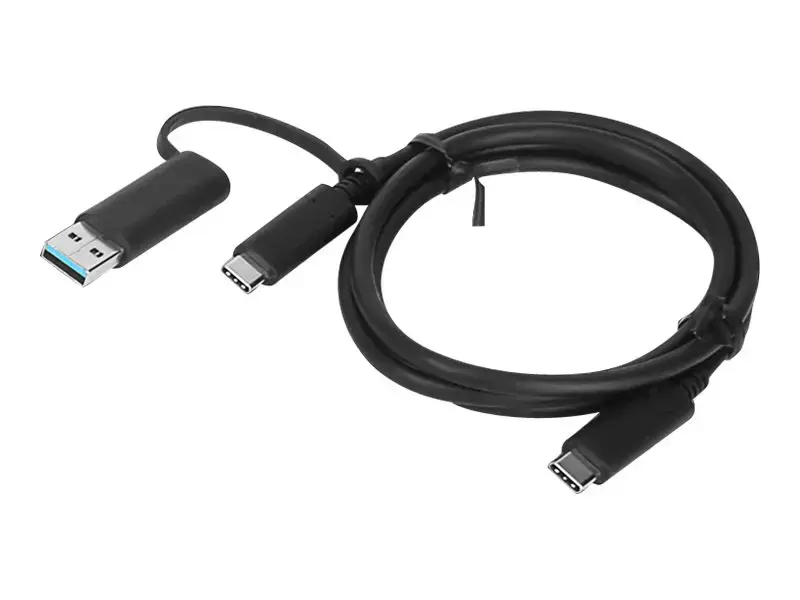 Lenovo 4X90U90618, 1 m, USB A/USB C, USB C, USB 3.2 Gen 1 (3.1 Gen 1), juodas