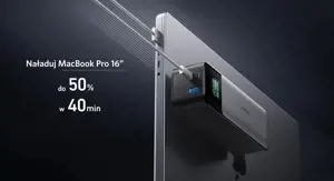 "Anker 737", 24000 mAh, 140 W, juoda, sidabrinė