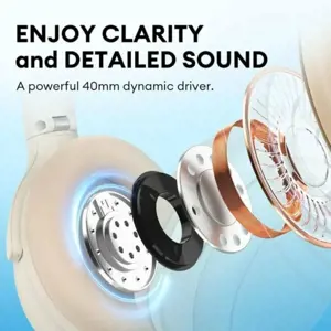 "Bluetooth" ausinės su mikrofonu Edifier WH700NB Beige