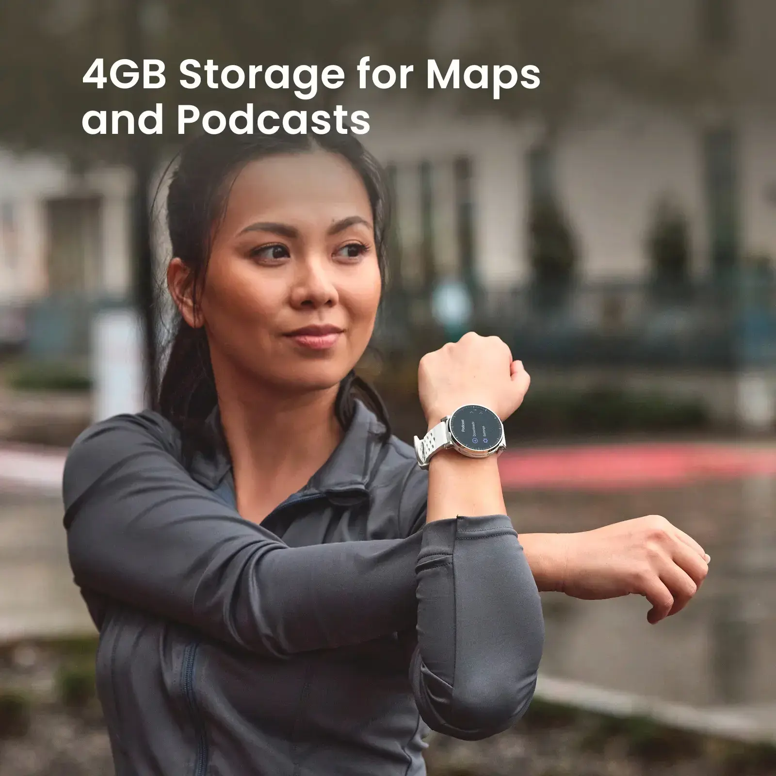 SMARTWATCH AMAZFIT ACTIVE 3 PR/AERO WHITE AMAZFIT