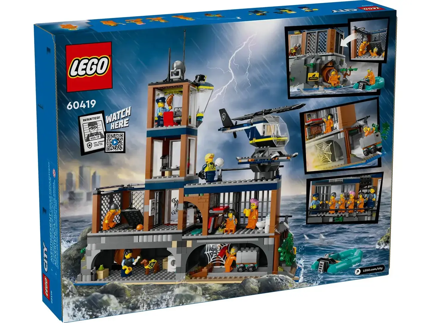 LEGO CITY 60419 POLICE PRISON ISLAND