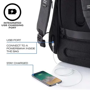 XD DESIGN KUPRINĖ NUO VAGYSTĖS BOBBY HERO SMALL BLACK P/N: P705.701