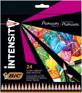 Bic spalvoti pieštukai Intensity, 24 spalvų rinkinys 967823