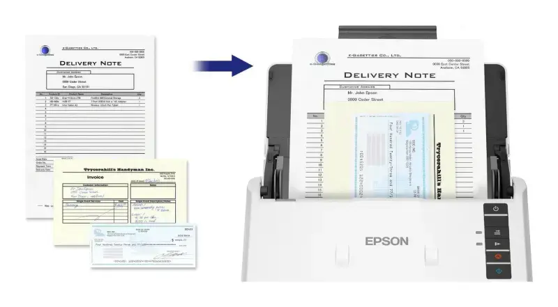 Epson WorkForce DS-530III Skeneris spalvotas A4 40 ppm 600x600 DPI, Duplex, ADF, USB