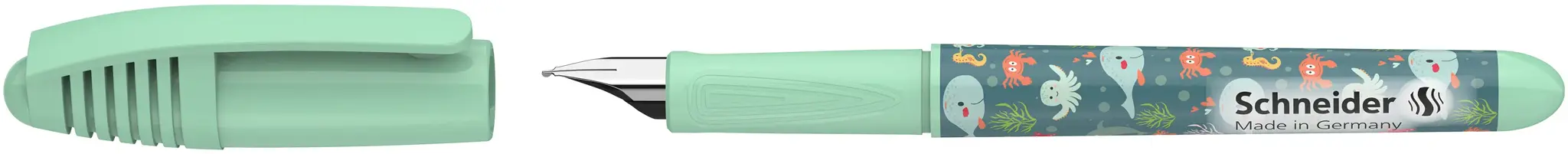 Plunksnakotis SCHNEIDER Zippi Happy Fish, dešiniarankiams ir kairiarankiams
