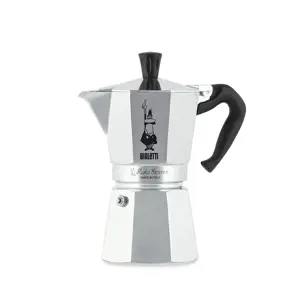 "Bialetti Moka Express" 0,3 l puodas Moka, aliuminis, juodas