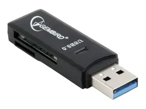 GEMBIRD UHB-CR3-01 Gembird kompaktiškas USB 3.0 SD/MicroSD kortelių skaitytuvas, lizdinė plokštelė
