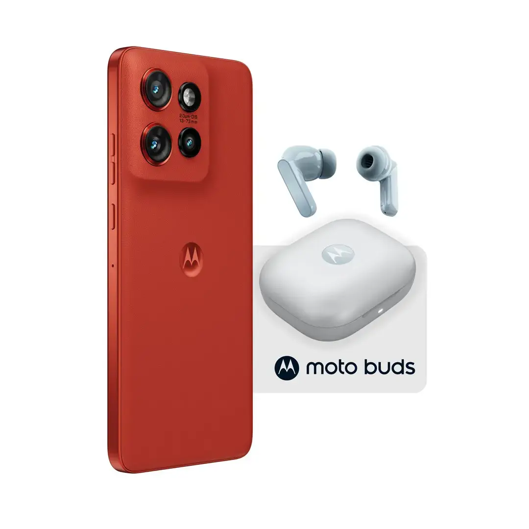 Motorola edge 60 neo + Moto Buds PG38C05749 16.1 cm (6.36") Dual SIM Android 15 5G USB Type-C 8 GB 256 GB 5200 mAh Red