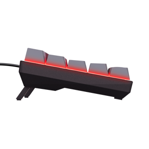 Trust GXT 867 Acira, 60%, Wired, USB, Mechanical, QWERTY, Black