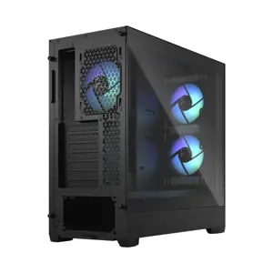 FRACTAL DESIGN "Pop Air RGB" juodas TG skaidrus atspalvis