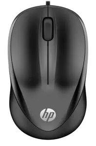 HP laidinė pelė 1000, dvipusė, A tipo USB, 1200 DPI, juoda