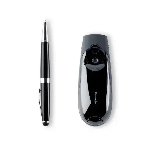 "Kensington Presenter Expert™" belaidis kursoriaus valdymas su žaliuoju lazeriu, RF, USB, 45 m, juodas