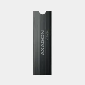 "AXAGON CLR-M2L6" pasyvusis - M.2 SSD, 80 mm SSD, ALU korpusas, silikoninės šiluminės pagalvėlės, aukštis 6 mm