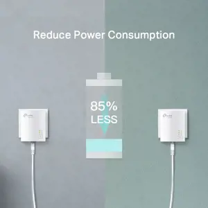 TP-Link AV1000 Gigabit Powerline Starter Kit, 1000 Mbps, IEEE 802.3, IEEE 802.3ab, IEEE 802.3u, F tipo, OFDM, 128 bitų AES, 300 m