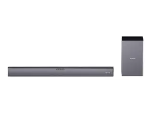 "Sharp HT-SBW182", 2.1 kanalo, 160 W, belaidis, juodas, CE (EMC), CB (sauga), ErP (energija), laidinis ir belaidis